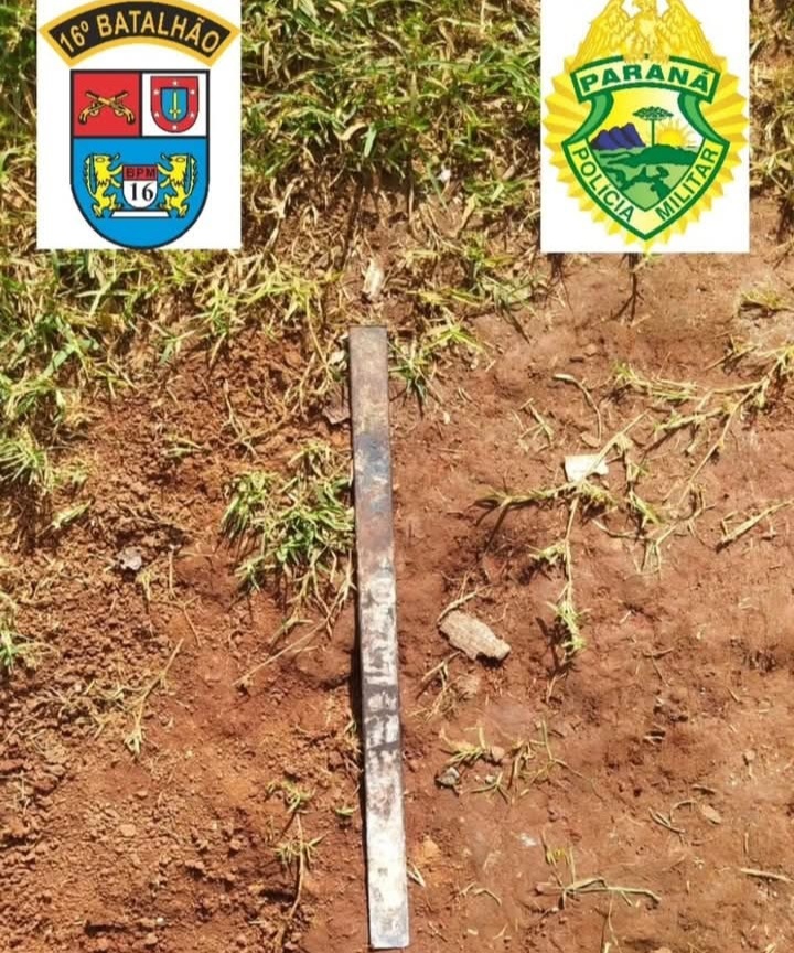 Homem usou uma talhadeira para ameaçar a própria mãe. Objeto é utilizado para cortar superfícies duras como concreto e alvenaria