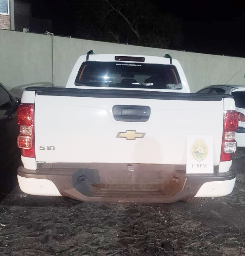 Caminhonete furtada em Rio Azul foi localizada em Ponta Grossa