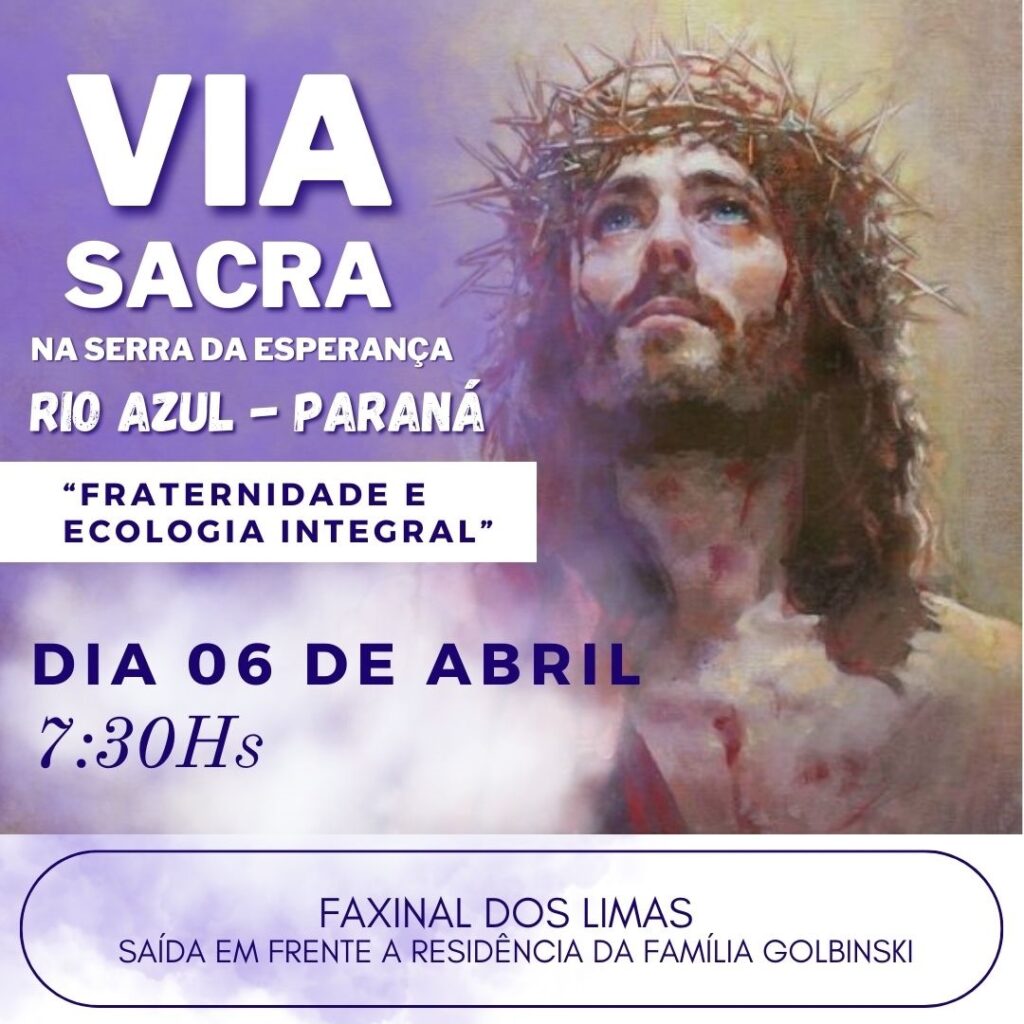 Via Sacra na Serra será realizada neste domingo em Rio Azul
