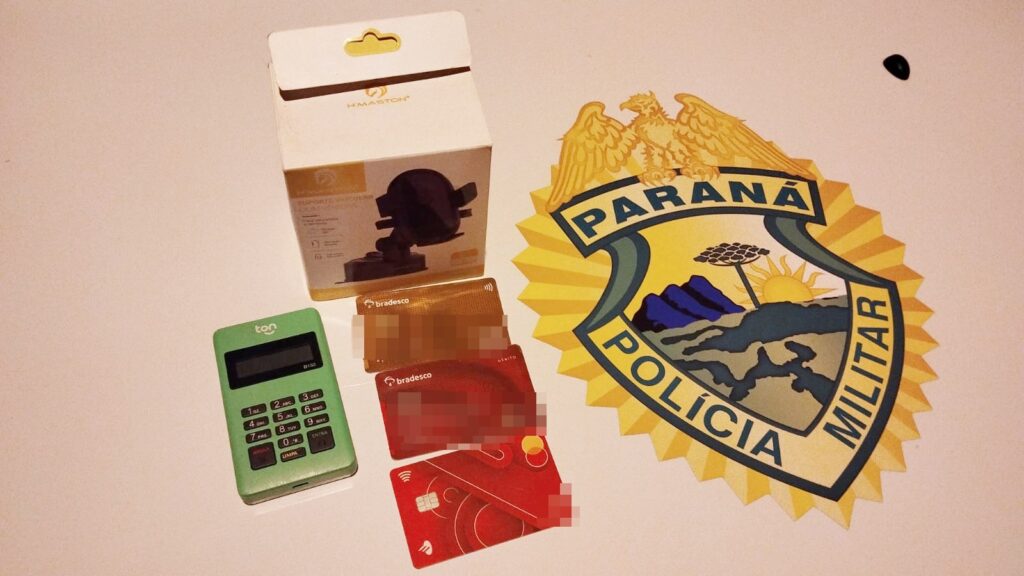 PM de Irati recuperou cartões e objetos que tinham sido furtados