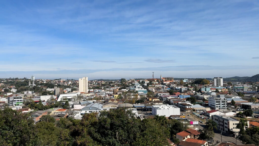Vista aérea de Irati. Foto: Divulgação