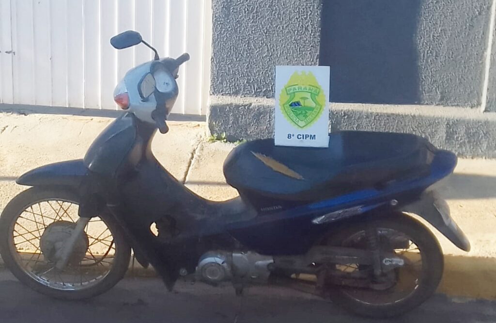 Moto furtada foi recuperada em Ipiranga