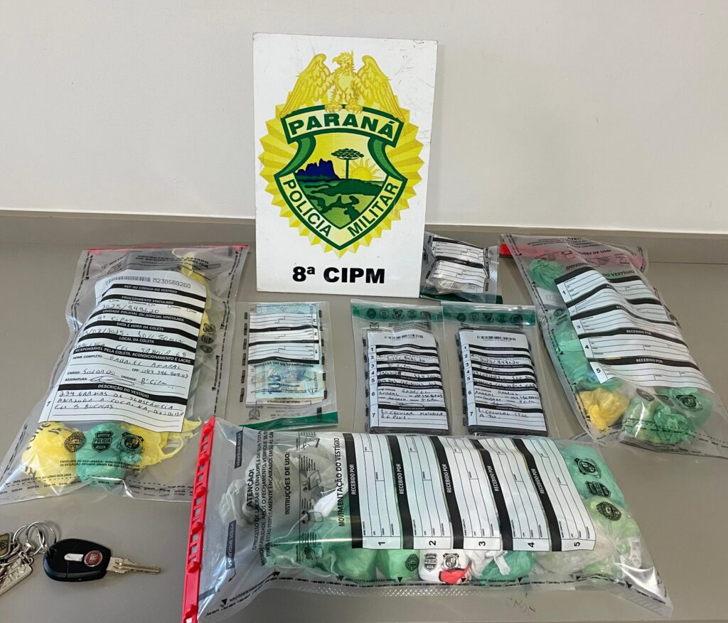 Policiais apreenderam crack e cocaína em Irati