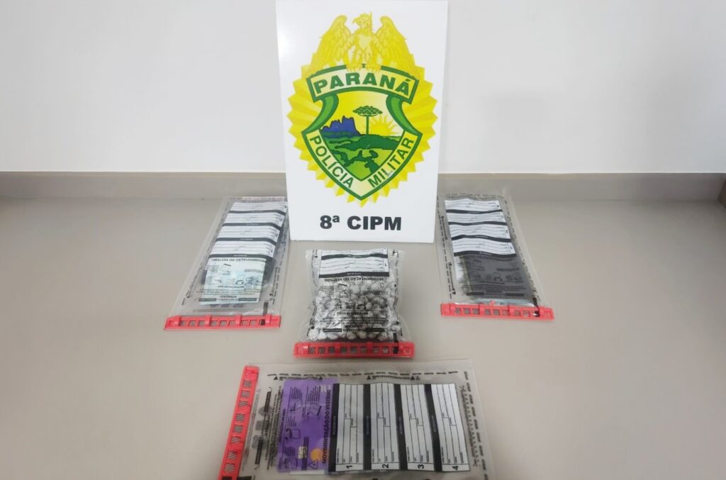 PM de Irati apreendeu 170 pedras de crack