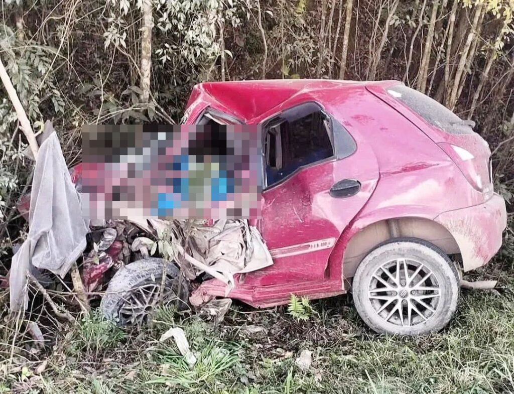 Dois ocupantes do Celta morreram no local do acidente