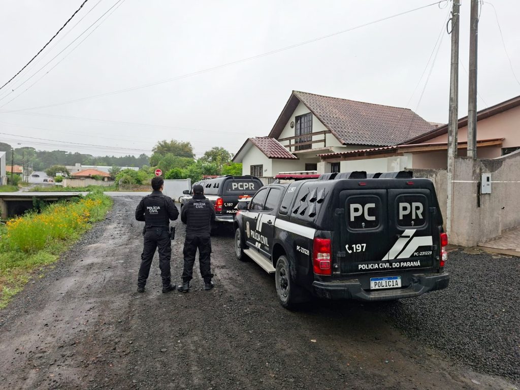 Homem suspeito de homicídio foi preso em Rebouças na manhã de quarta-feira